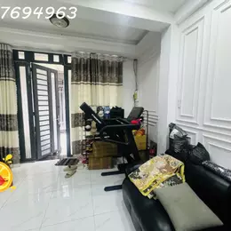 Q8 P3 ÂU DƯƠNG LÂN 4.05x10.3M 2 MẶT TIỀN HẺM TRƯỚC SAU SỔ VUÔNG ĐẸP PHÁP LÝ CHUẨN 4.xT