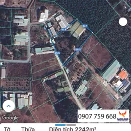 Đất Vĩnh Thanh, 2242m² , Có Nhà Sẵn, 1 sẹc Hùng Vương – Giá chỉ 4,5 triệu/m²