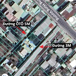 Bán đất và nhà cấp 4 tại Vĩnh Thanh, 142m², 1/ Hùng Vương, Giá ~1,9 tỷ