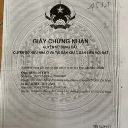 Bán Nhà Mặt Tiền Đường Đặng Chất Quận 8 TPHCM