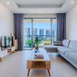 2 phòng ngủ view sông - 72m² - full nôi thất - giá cho thuê chỉ 25tr/tháng
