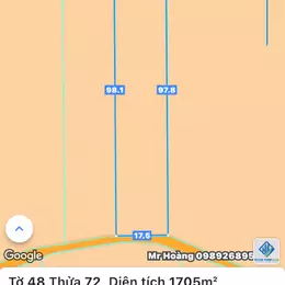 Bán đất 1,2 tỷ tại Xã Bảo Bình, Cẩm Mỹ, Đồng Nai, 1700m2 đẹp, nhiều tiện ích