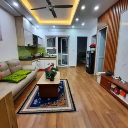 Bán căn hộ chung cư quận Hoàng Mai 46m2, 2 ngủ full nội thất, giá siêu rẻ