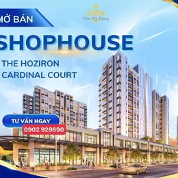 Bán Shophouse căn góc đường số 10 dự án Cardinal Court Phú Mỹ Hưng đối diện các tòa nhà văn phòng