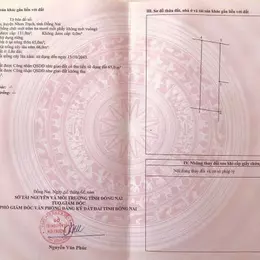Bán đất Phú Hữu, DT 131m2, có 65m2 Thổ cư, có nhà sẵn đẹp – Giá 1tỷ9