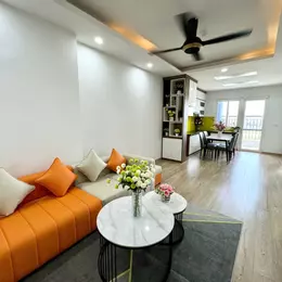 Cần bán nhanh căn hộ 2 ngủ hướng Nam đầy đủ nội thất mới tại  KDT Thanh Hà Cienco 5