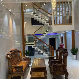 NHà Đẹp  3 Tầng DT khủng 138m2 SHR 3PN Th ới Tam Thôn Hóc Môn  Hẻm 8m Sát Quận 12