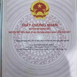 Bán đất khu Bầu Trũng sổ hồng chính chủ giá rẻ 40tr/m2 (106m2)