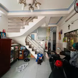 NHà 2 Tầng  43m2  SHR 3PN Tân Thới Hiệp Quận 12 Hẻm Xe Hơi Sát Gò Vấp