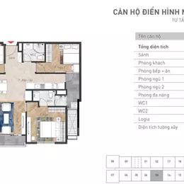 Căn 3N3WC, 97m2, Trung tâm q.Thanh Xuân- Viha Complex, quà tặng 200tr + chiết khấu 6%