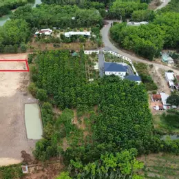 🔥Duy nhất 1 lô đất ven sông 5x36=180m2 thổ cư SHR tiềm năng trung tâm thị trấn Dầu Tiếng Bình