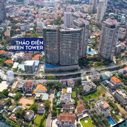 Bán Penhouse Thảo Điền Green Nguyễn  Văn Hưởng Thảo Điền 400m2 cạnh Ga Metro Vincom chỉ 230