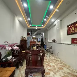 Bán nhà Bình Tân - Giáp Q.6 - Đường Tỉnh Lộ 10, Xe tải thông - 80m2 - 4 tầng mới đẹp - Nhỉnh 6 tỷ