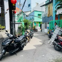 [P3Q8],  NHÀ 4 LẦU. MẶT TIỀN HẺM XE HƠI, TẠ QUANG BỬU. CHỈ 7 TỶ