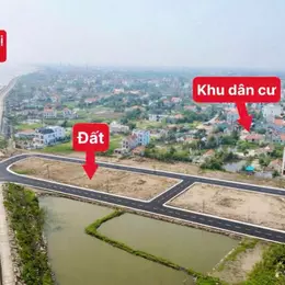 Bán đất mặt biển khu kinh tế ninh cơ chỉ từ 800 triệu hỗ trợ ngân hàng