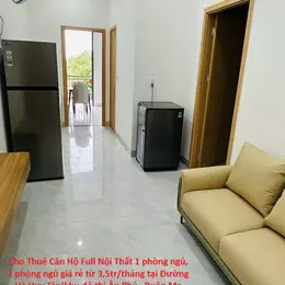 Cho Thuê Căn Hộ Full Nội Thất 1 phòng ngủ, 2 phòng ngủ giá rẻ từ 3,5tr/tháng tại Buôn Ma Thuột