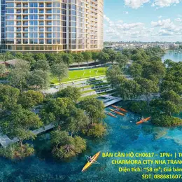 BÁN CĂN HỘ CH0617 – 1PN+  TÒA THE CHARM – CHARMORA CITY NHA TRANG, Khánh Hoà