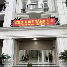 CHÍNH CHỦ CẦN CHO THUÊ MẶT BẰNG TẦNG 1 VÀ TẦNG 2 TẠI KHU ĐÔ THỊ LOUIS CITY ĐẠI MỖ, PHƯỜNG ĐẠI MỖ,