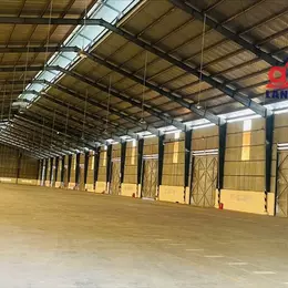 XN128 cho thuê kho lưu hàng, khung thép tiền chế, phù hợp vận hành loigistic