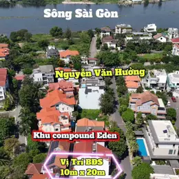 Bán Kín Khuôn Đất Đẹp Khu Vip Compound Eden nguyễn văn hưỡng ,Thảo Điền - Quận 2