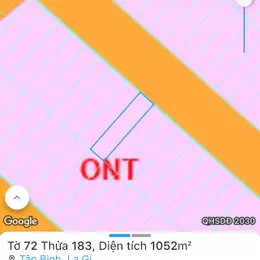 Bán 5m x 21m đất KDC SGHT Tân Bình - LaGi giá ngộp 970 triệu