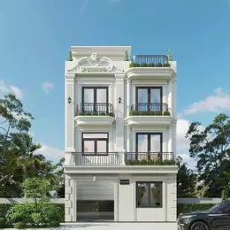 SIÊU SIÊU PHẨM 4 tầng tại  HỒ SEN thông Chợ hàng, Lê Chân. Xây Mới Tinh Phong cách Tân Cổ điển,