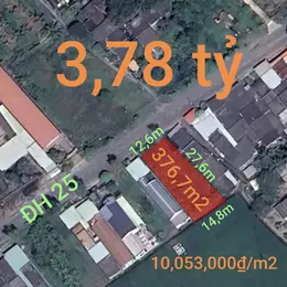 Bán lô đất thổ gần Quốc Lộ 50B giá 3,78 tỷ