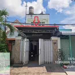 Bán nhà Mặt tiền đường Nguyễn Văn Phú, Trung Tâm Thị Trấn Hậu Nghĩa , Đức Hòa (Long An cũ)
