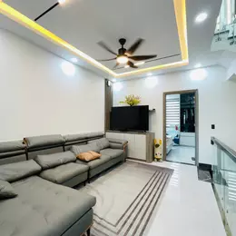 Nhà Hiện Đại Khu Đô Thị Mỹ Gia Vài Bước Tới Sân Banh tặng full nội thất xịn