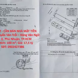 HOT HOT - CẦN BÁN NHÀ MẶT TIỀN Đường Nguyễn Văn Trỗi – Đặng Văn Ngữ, P.14, Q. Phú Nhuận, TP.HCM