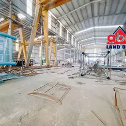 X078 bán nhà xưởng hoạt động SX cơ khí, với thiết kế kiên cố sẵn xưởng bàn giao liền