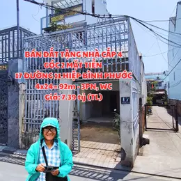 Bán Nhà Góc 2 Mặt Tiền Đường Số 11 – Hiệp Bình Phước – TP Thủ Đức