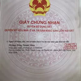 HOT !!! SỞ HỮU NGAY LÔ ĐẤT ĐẸP - GIÁ TỐT - Vị Trí Đắc Địa Tại Xã Phước Mỹ, TP Quy Nhơn