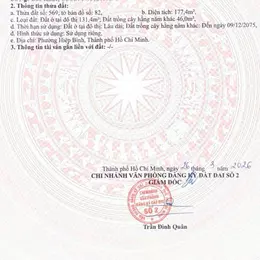 Bán Lô Đất diện tích khủng 177m2 tại 505/33 Quốc Lộ 13 cách cổng Vạn Phúc chỉ 200m