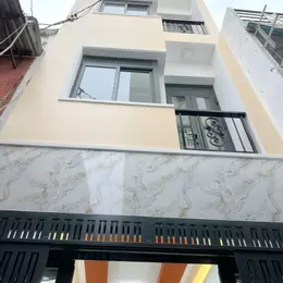 Nhà mới 2 lầu/ST hẻm 154 Âu Dương Lân P3Q8 (P.Chánh Hưng) ko lộ giới