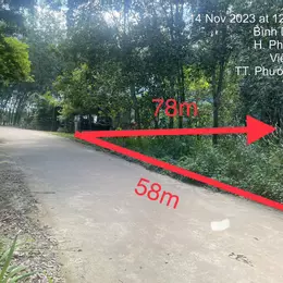 ĐẤT PHƯỚC VĨNH PHÚ GIÁO, NGÂN HÀNG THANH LÝ ĐẤT SẴN THỔ, DT 3553.7M2, NGANG 58M, Ô TÔ TIẾP CẬN