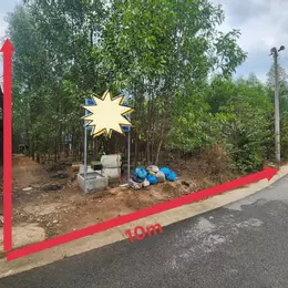 ĐẤT THẠNH PHƯỚC TÂN UYÊN, NGÂN HÀNG THANH LÝ ĐẤT NGANG 10M, SẴN 100M2 THỔ, DT 503M2, GIẢ 2 TỶ 352