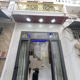 GIÁP CHỢ BÌNH TRỊ ĐÔNG 27M2 2 TẦNG SHR HOÀN CÔNG ĐỦ KO QH CHỈ 3.45 TỶ