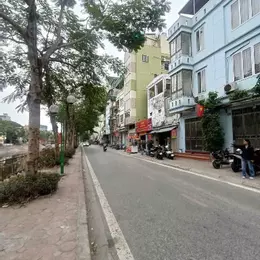 Bán đất mặt phố sông sét 104M 2 vỉa hè ô tô dừng đỗ kinh doanh hoàng mai