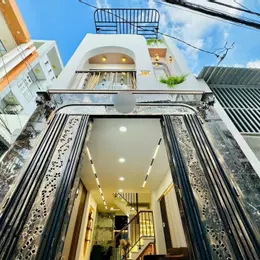 NGAY LOTTE - CITYLAND - TRUNG TÂM GÒ VẤP- 3 TẦNG SÂN THƯỢNG - HẺM 3G - SẴN NỘI THẤT - SỔ VUÔNG A4