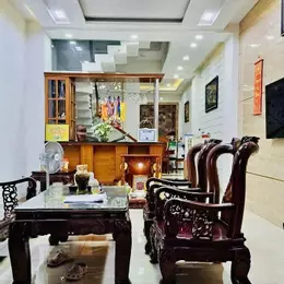🚘 NHÀ KHU DÂN CƯ AN SƯƠNG,NƠI AN SINH ĐẠI GIA NHÀ GIÀU.
DT:72m2 Ngang 4X18m 4 tầng 4PN.