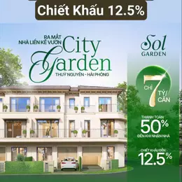 SOL GARDEN - Shophouse - Cạnh KCN VSIP TP. Hải Phòng - Trung tâm Hành chính mới TP. Thủy Nguyên