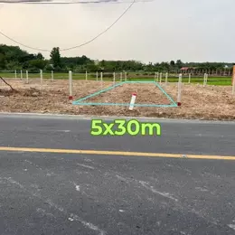 Bán 4 lô đất thổ cư mặt tiền tỉnh lộ 7, xã An Nhơn Tây dt 150m2 giá 1,98 tỷ 1 lô