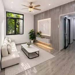tập thể mai dịch 50m 2 ngủ full nội thất giá 3,986 tỷ tầng 2 lô góc,ô tô đỗ,gần phố