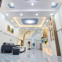 4.89 tỷ Nhà 1 lầu nở hậu ngay chợ Ba Đình P10Q8 (P.Chánh Hưng) full nội thất