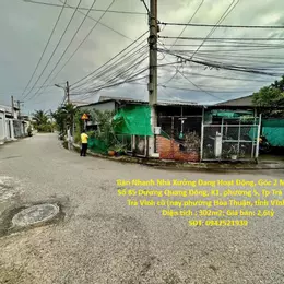 GIÁ TỐT - CHÍNH CHỦ Cần Bán Nhanh Nhà Xưởng Đang Hoạt Động, Góc 2 Mặt Tiền Tại TP Trà Vinh, Tỉnh
