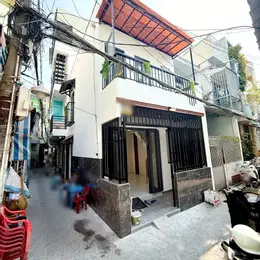 Bán 2 căn nhà mới 1 căn ở, 1 căn cho thuê hẻm 181 Âu Dương Lân P.Chánh Hưng (P3Q8)