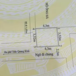 BÁN NHÀ 4 TẦNG SAU TRẦN QUANG KHẢI – NGÕ Ô TÔ – GIÁ 1,65 TỶ