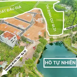 🚨 SỐC! 150M RA QL21A MỞ RỘNG 80M – ĐẤT SÁT DỰ ÁN ĐẤU GIÁ ĐÒNG MÔ LAKE SIDE - MUA LÀ THẮNG 🚨