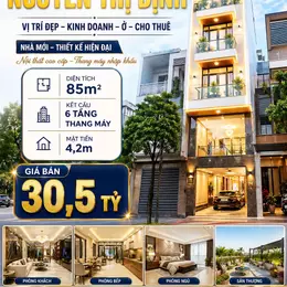 🔥 Bán nhà phố Nguyễn Thị Định, Trung Hòa Nhân Chính 85m2 xây 6 tầng thang máy giá 30 tỷ 🔥